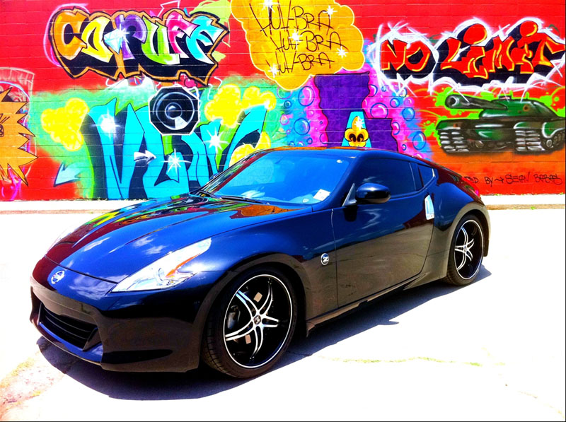  Nissan 370Z with 2Crave Black Diamond No14